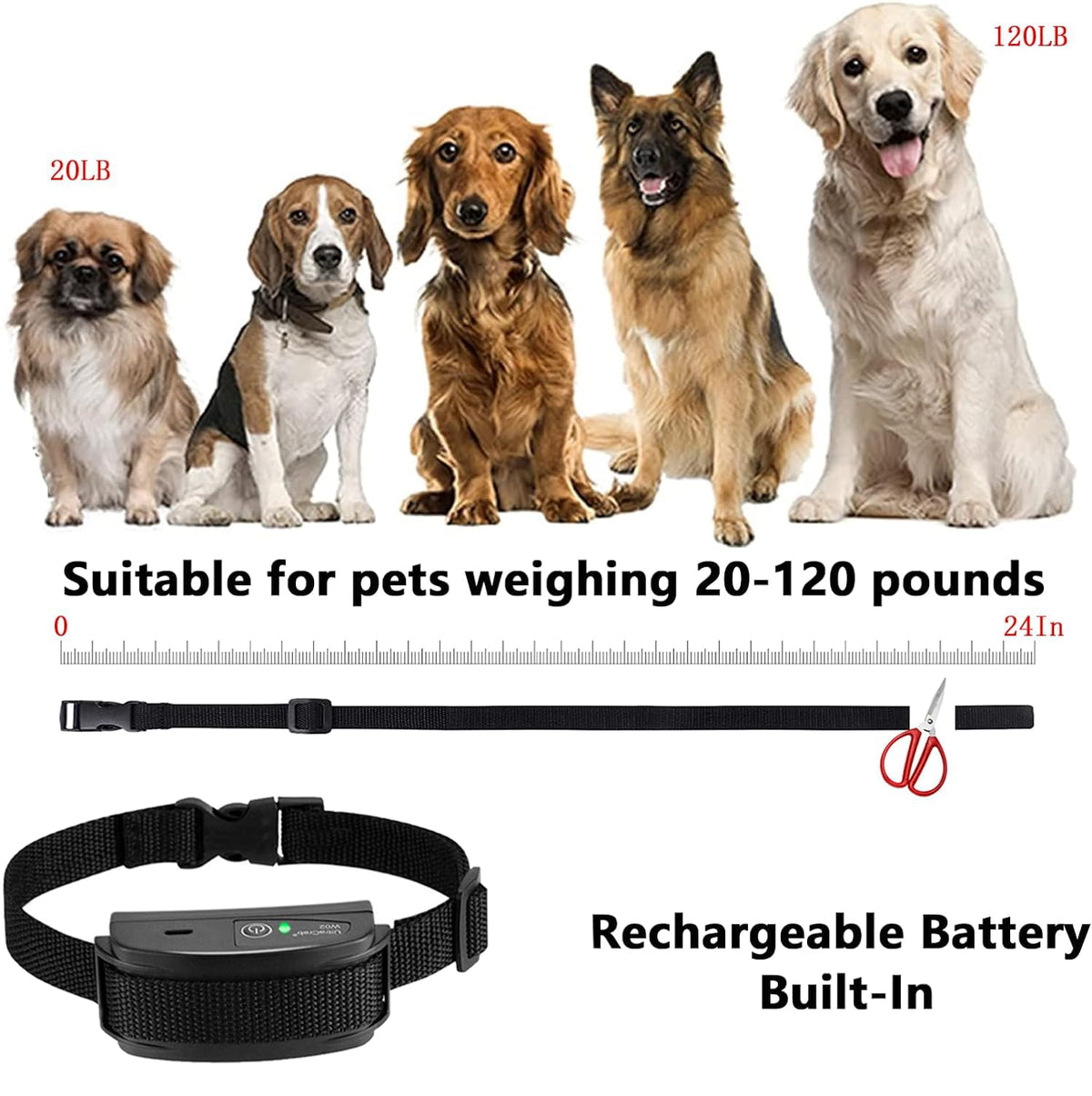 In-Ground Electric Dog Fence System for 2 Dogs G62574