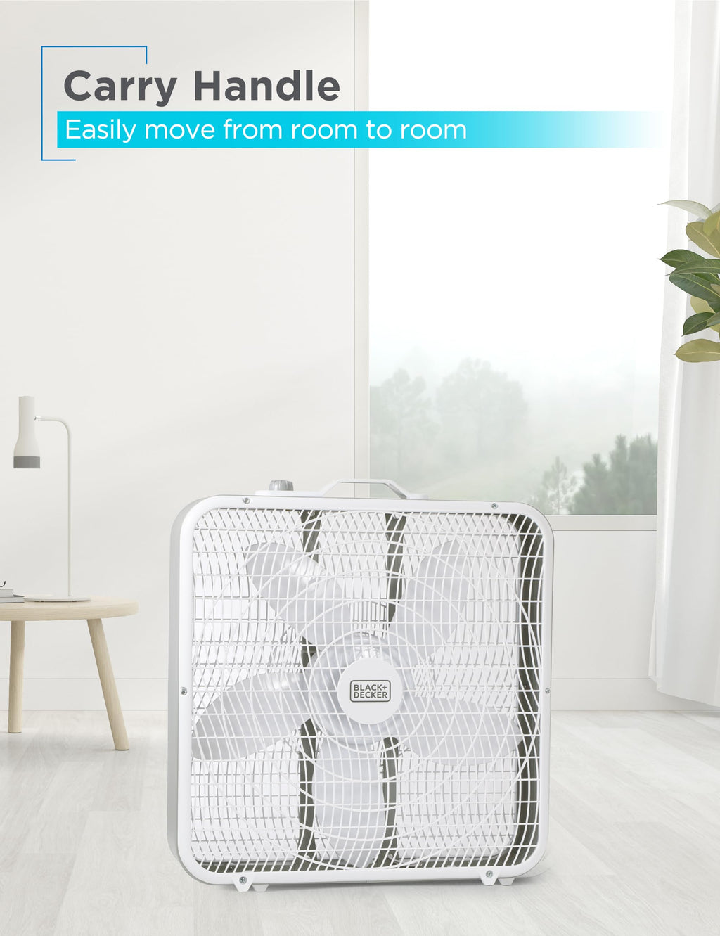 20” Box Fan with 3 Speed Settings F882