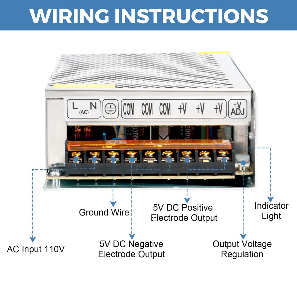5V 40A Switching Power Supply M8498