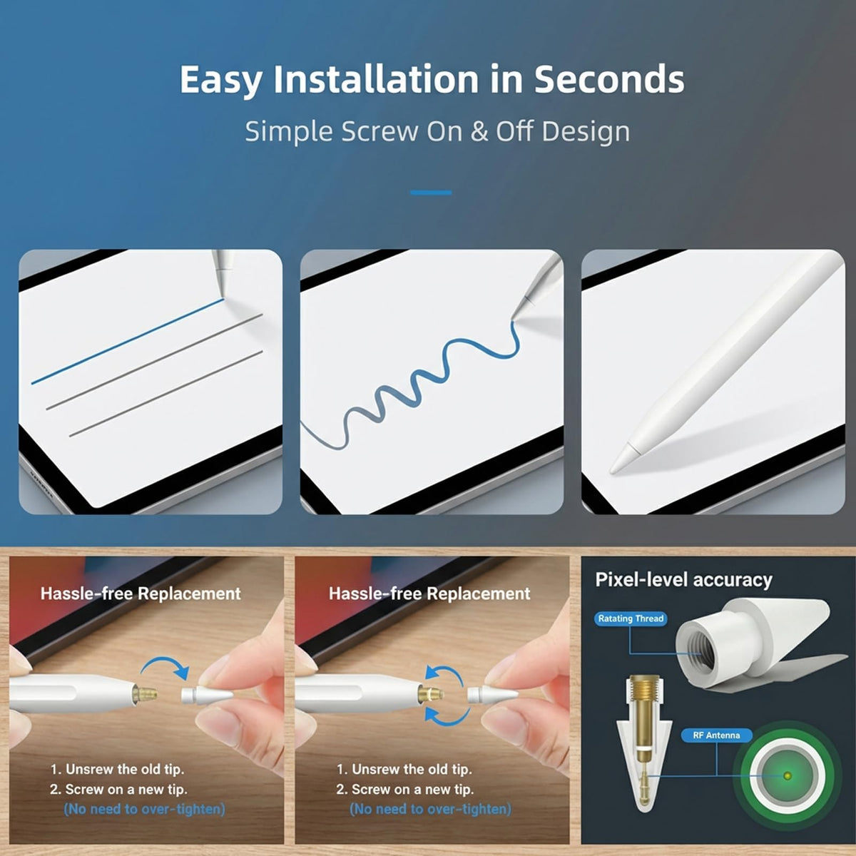 Apple Pencil Tip Replacement V197