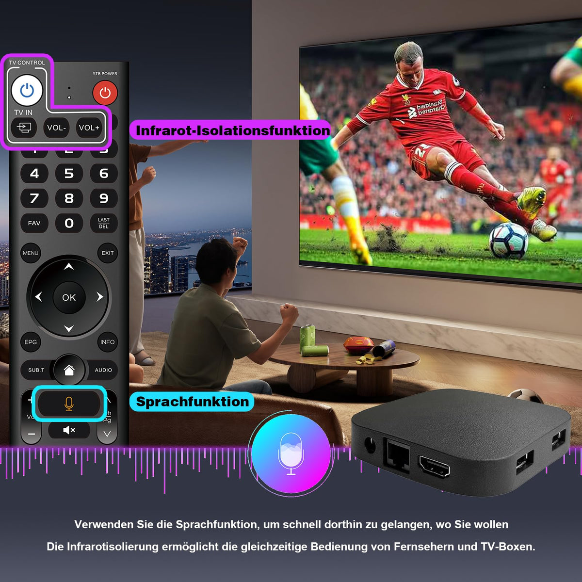 Android TV Box 4K UHD Streaming Device H3676
