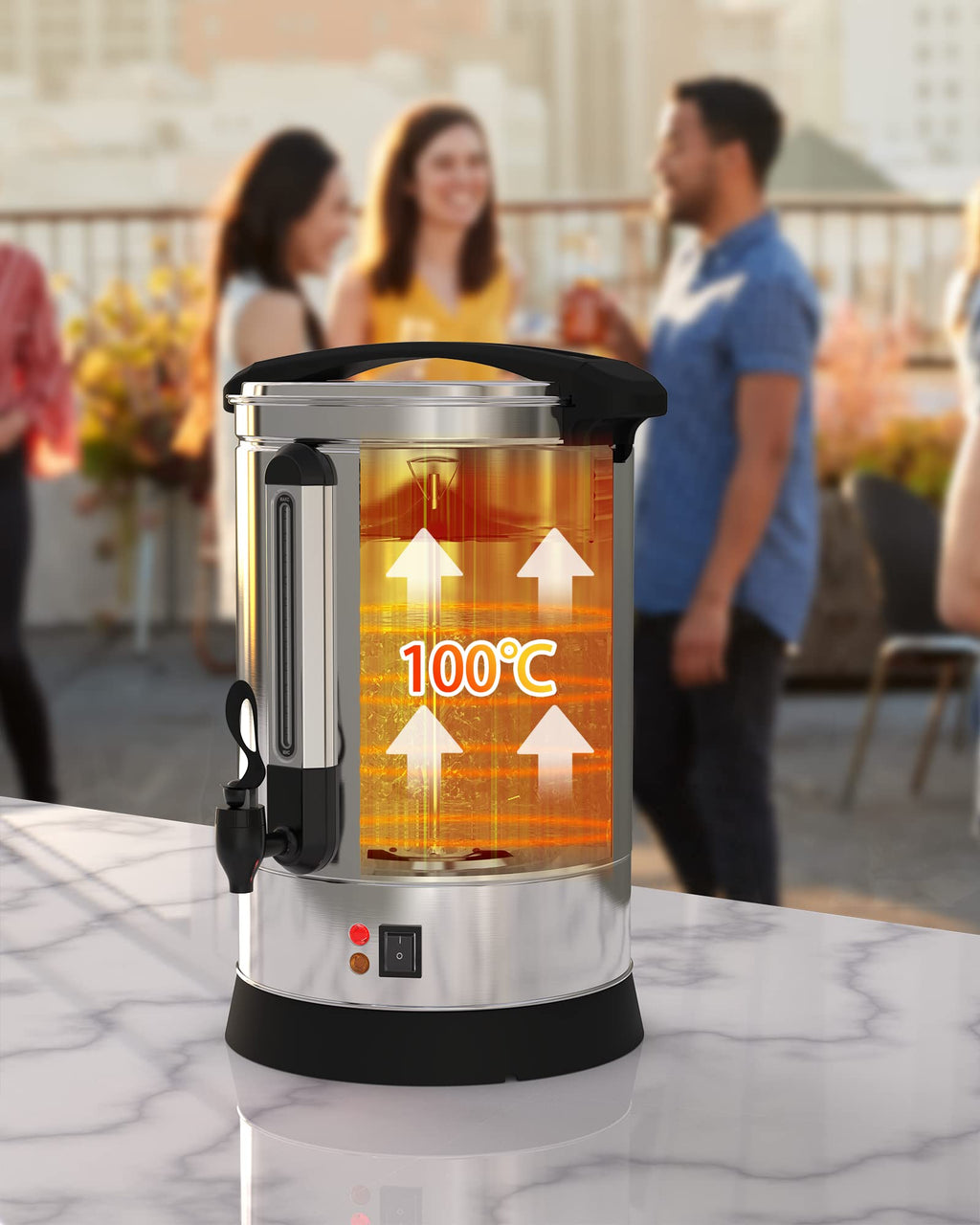 100 Cup Stainless Steel Electric Coffee Urn D295536