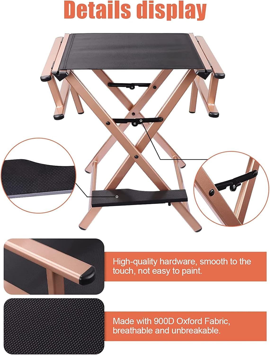 Folding Director Chair with Footrest Z42933