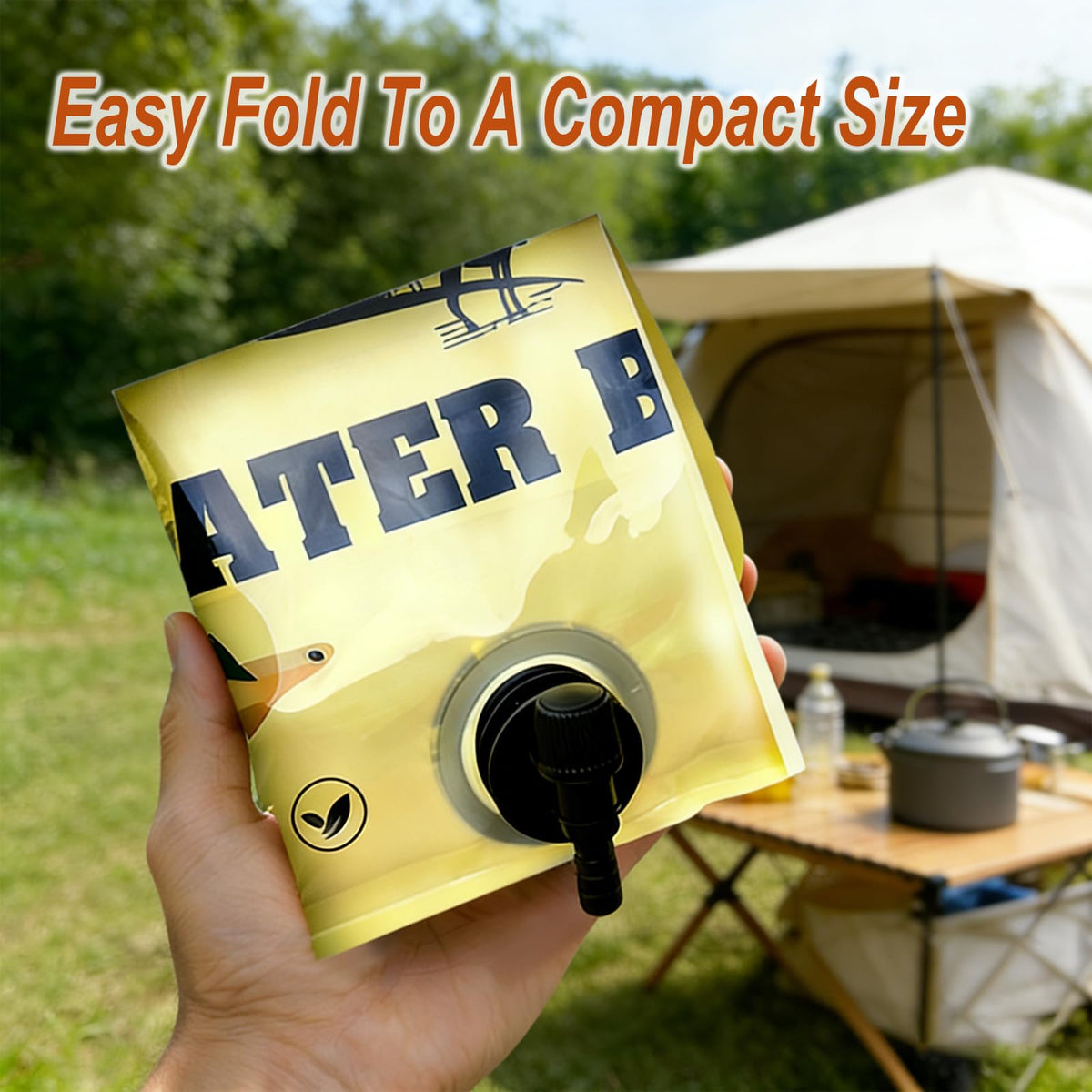 Collapsible 2 Gallon Water Container with Faucet H855334