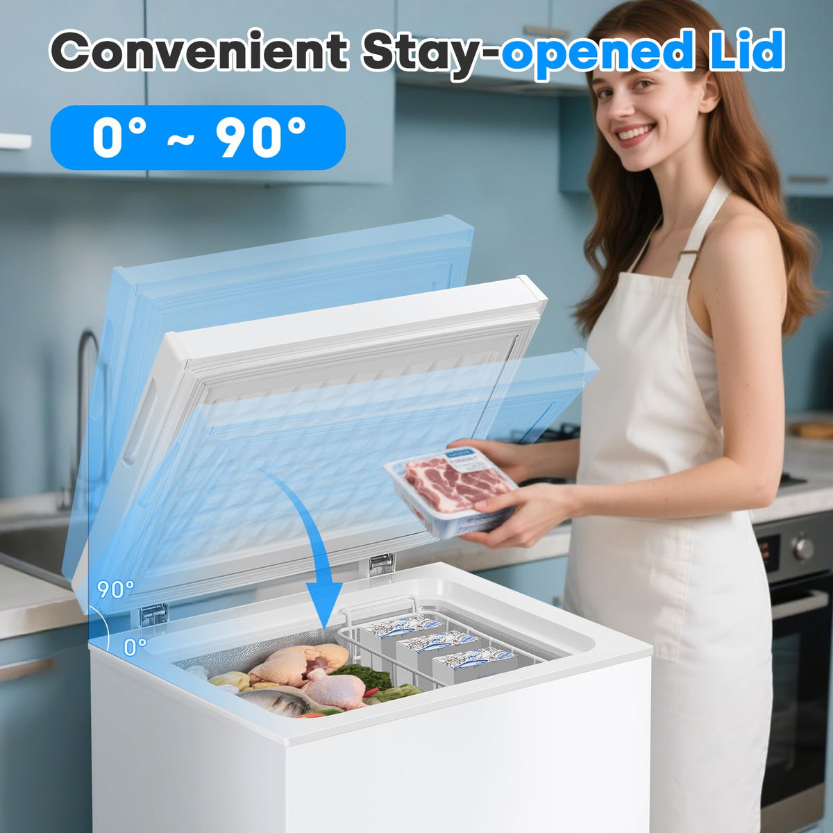 2.0 Cu.Ft White Chest Freezer U48977