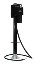 Electric A-Frame Tongue Jack with LED Work Light and Ground Wiring, 3,650 lbs. Capacity, Black L765