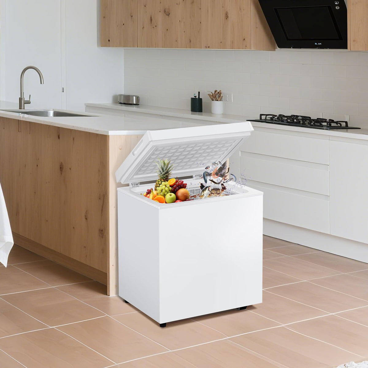 2.0 Cu.Ft White Chest Freezer U48977