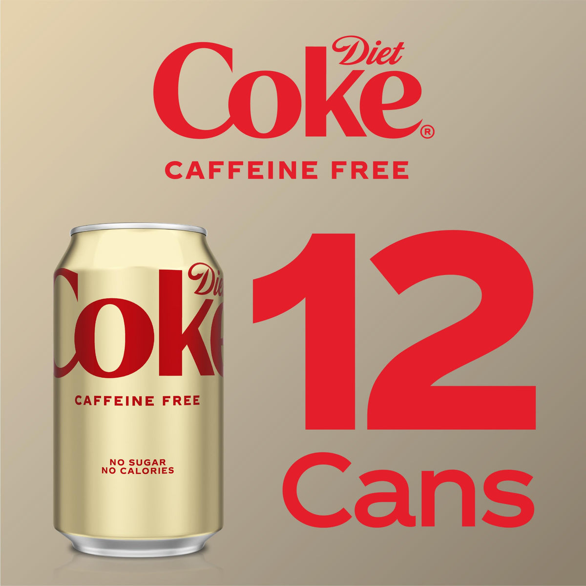 Caffeine Free Soda Soft Drink, 12 fl oz, 12 Pack Q5773