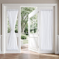 White Sidelight Curtains 2 Panels 26 x 72 inches M826