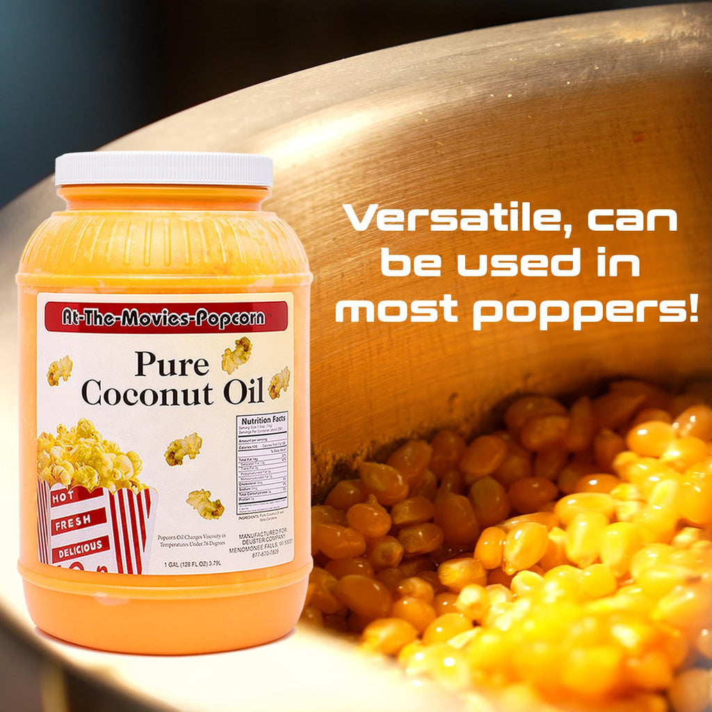 Yellow Coconut Popcorn Popping Oil Case Of Four Gallons A202