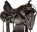 Black Floral Tooled Leather Western Saddles Combo Tack Set D415248