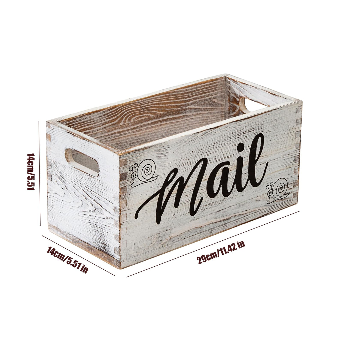 White Mail Holder and Key Organizer X9476