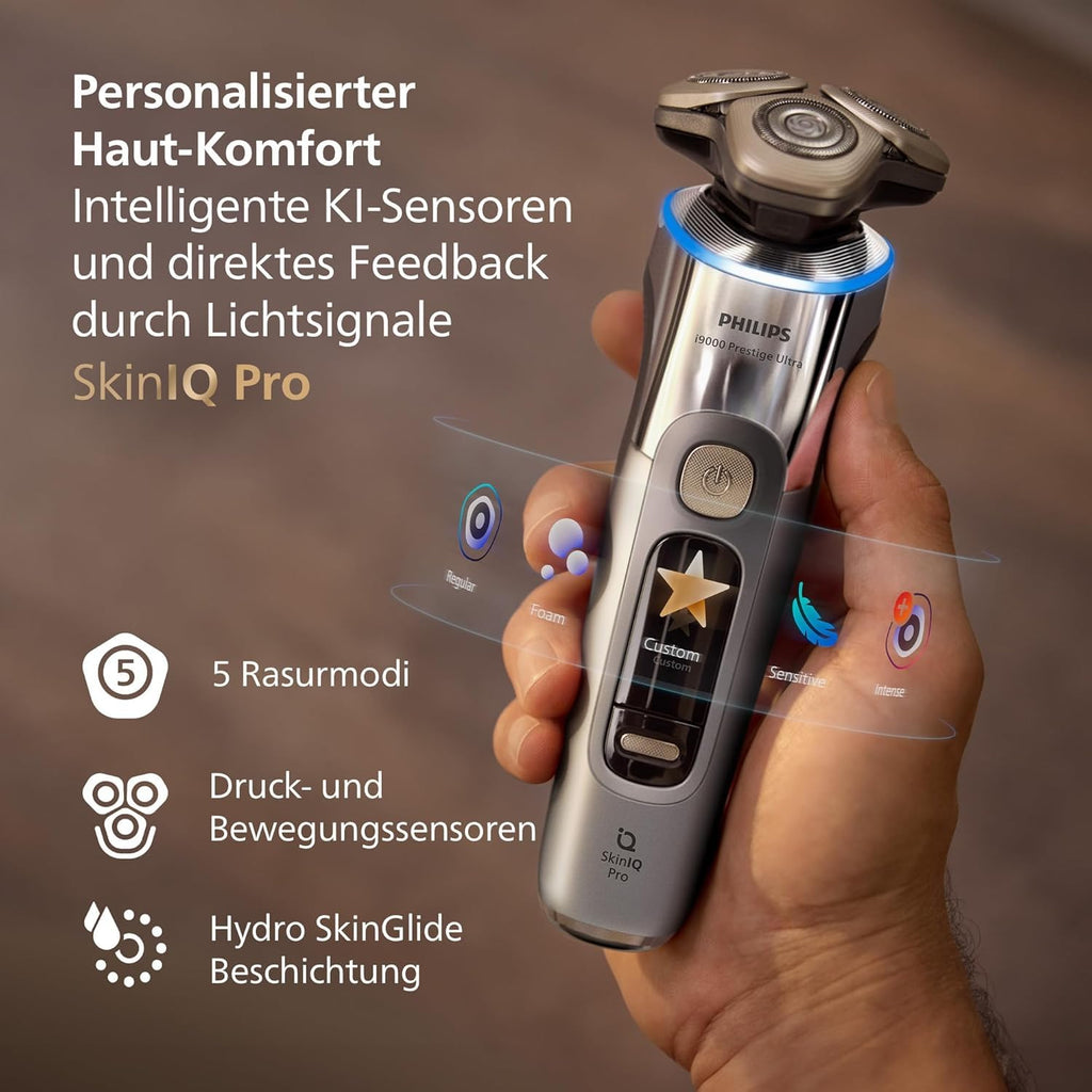 Electric Shaver Wet and Dry Razor with Trimmer Attachment M470310