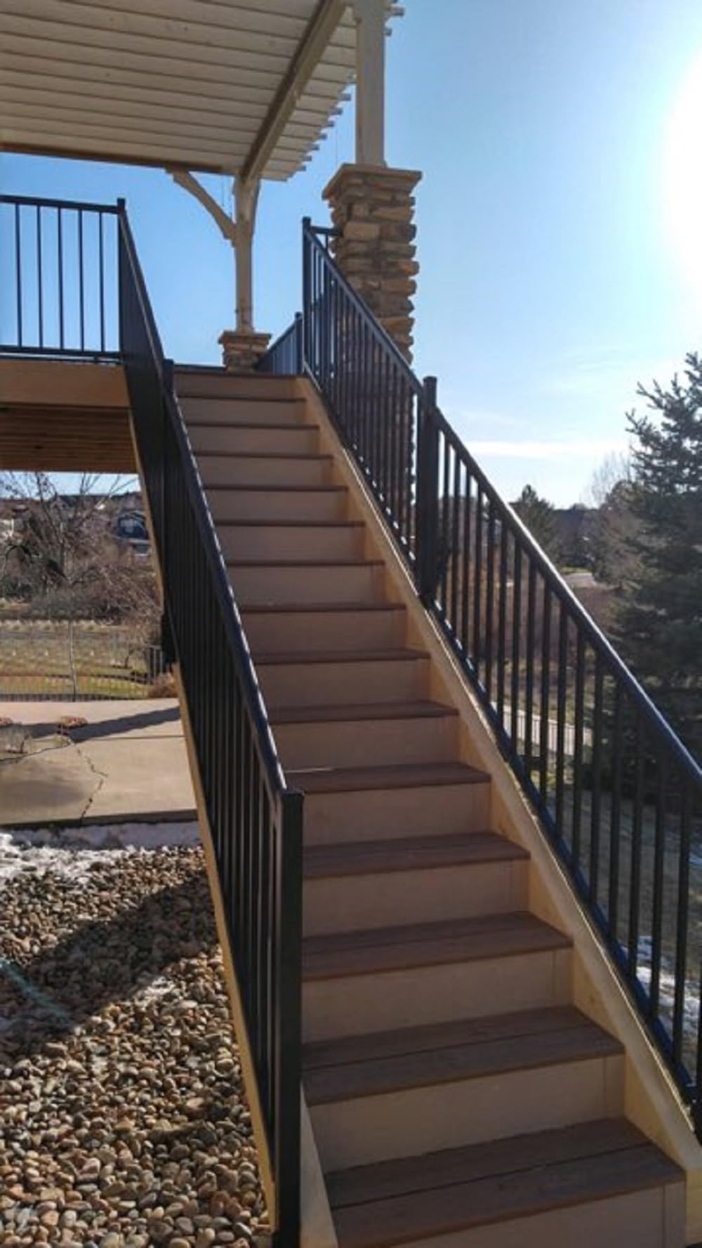 Black 6' Stair Rail Kit I7930