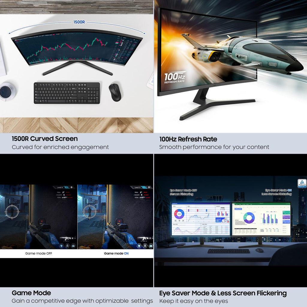 32" FHD 100Hz Curved Monitor J234