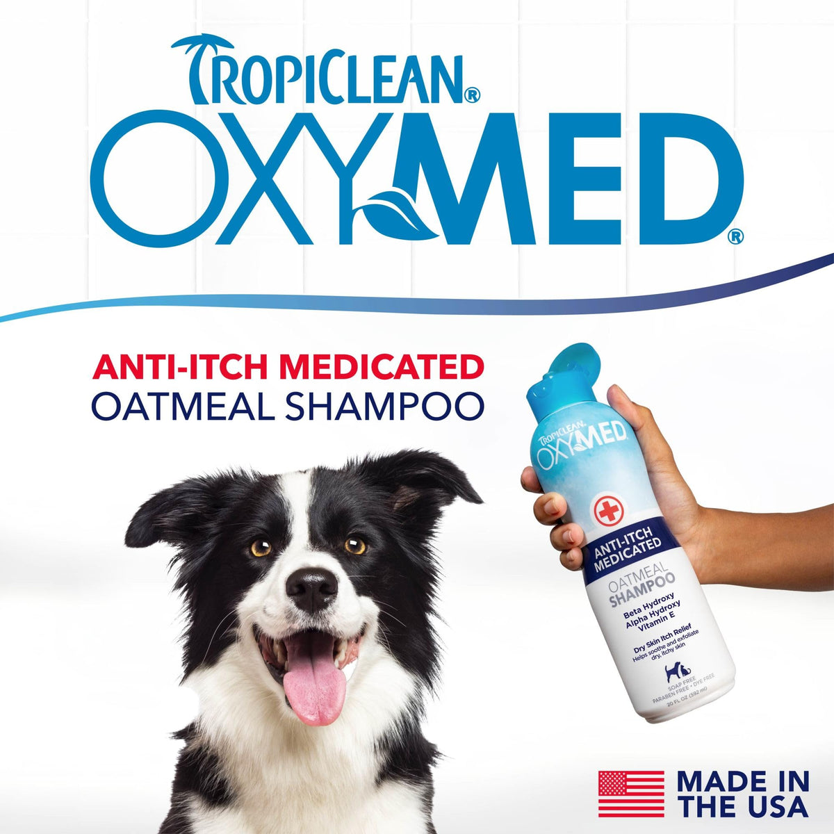 Medicated Dog Shampoo Oatmeal Formula 20oz H58722