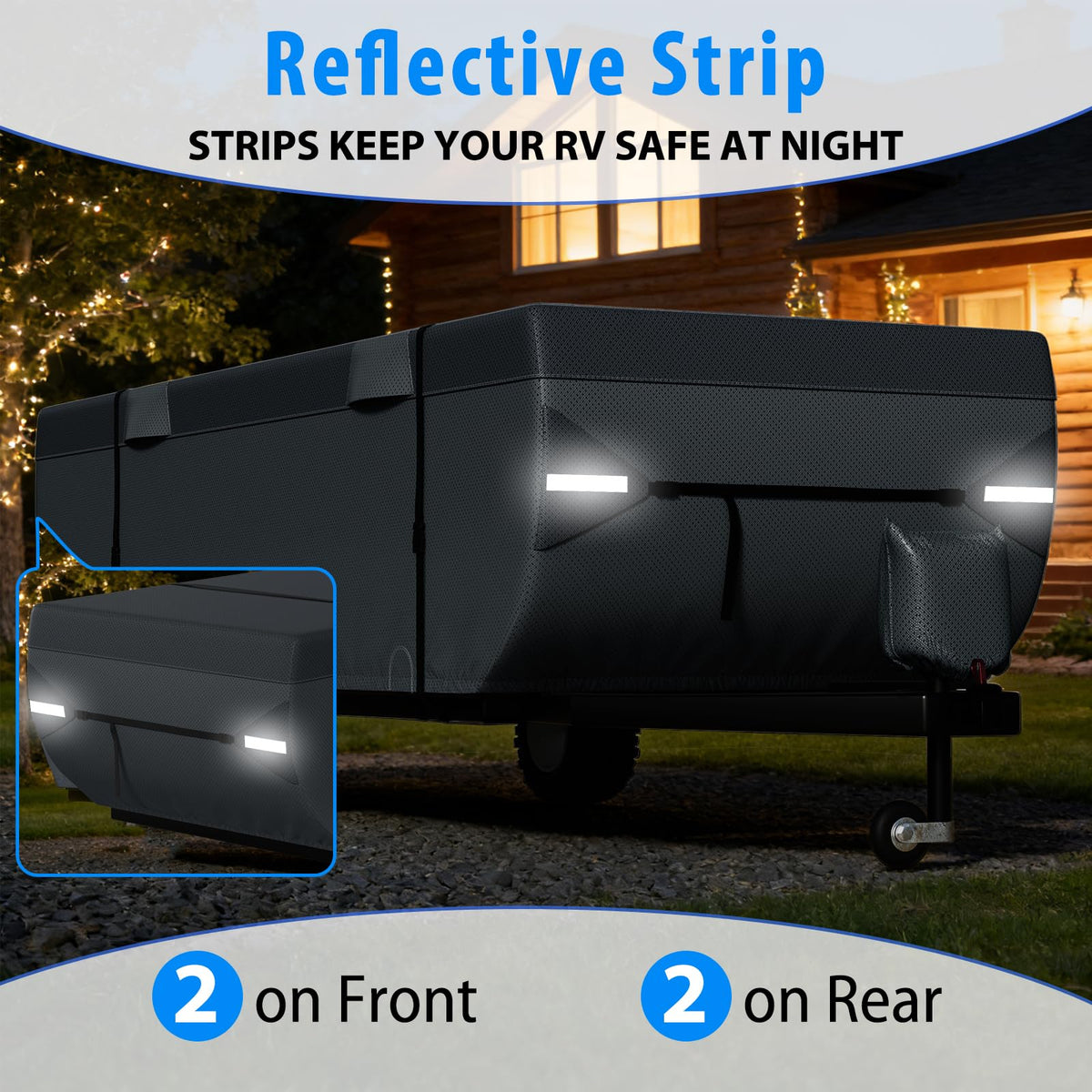 9 Layers 14-16ft Tent Trailer Cover V373