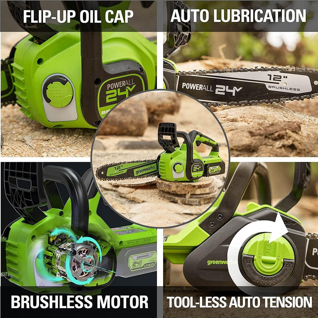 24V 12 in Cordless Electric Chainsaw C285