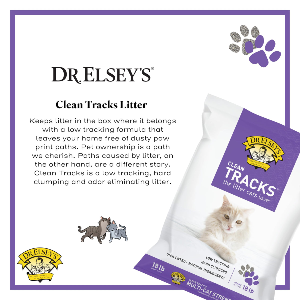 Clumping Clay Cat Litter 18 lb. Bag D54514