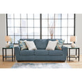 Blue Chenille 3 Seater Couch K781