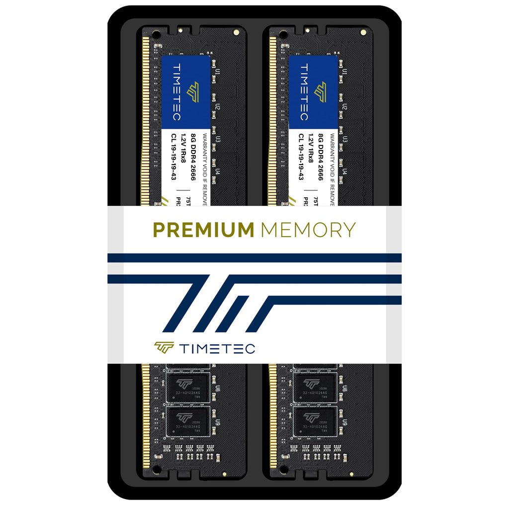 16GB Kit DDR4 2666MHz Desktop RAM 288-Pin Non-ECC UDIMM P496