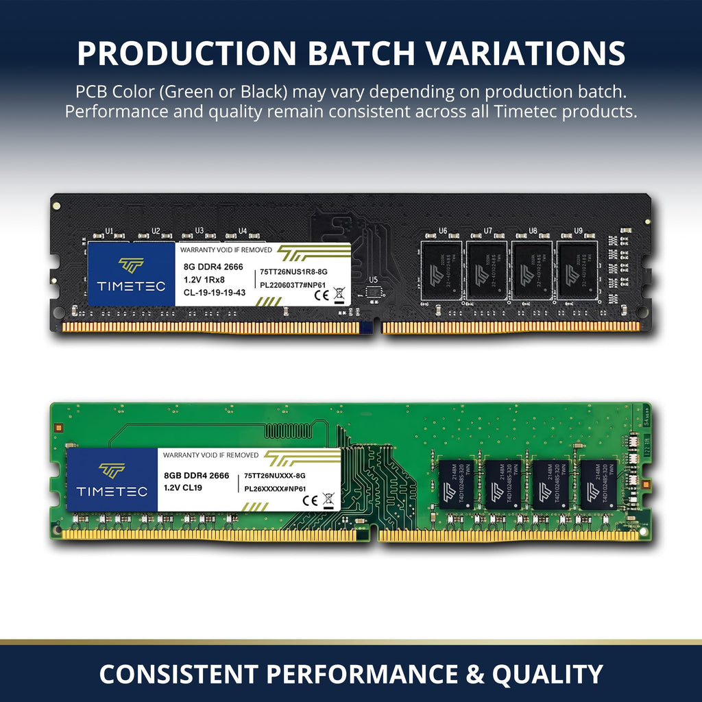 16GB Kit DDR4 2666MHz Desktop RAM 288-Pin Non-ECC UDIMM P496