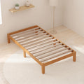 Solid Wood Twin Bed Frame with Under Bed Storage Y55841