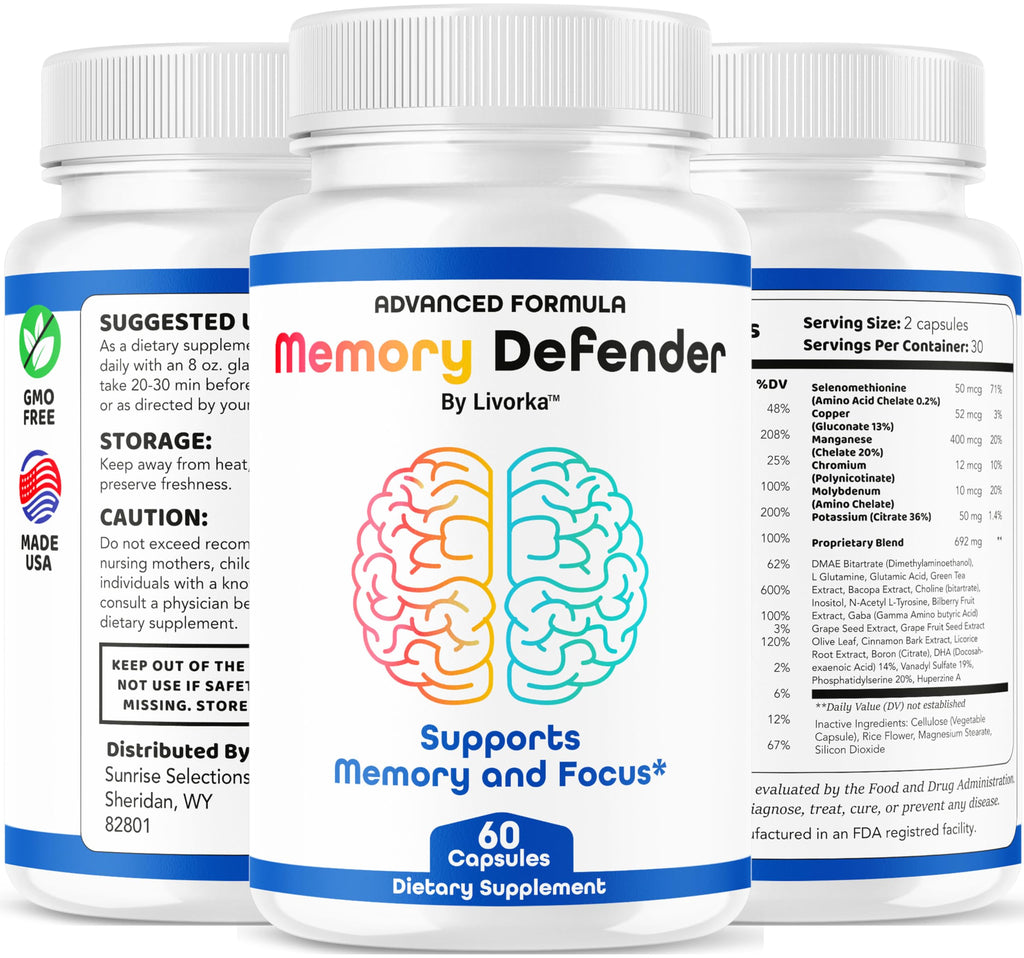 3 Pack Memory Capsules 180 Capsules X49609