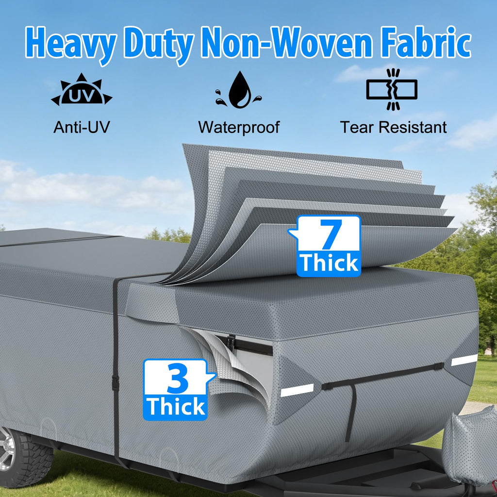 9 Layers 14-16ft Tent Trailer Cover V373