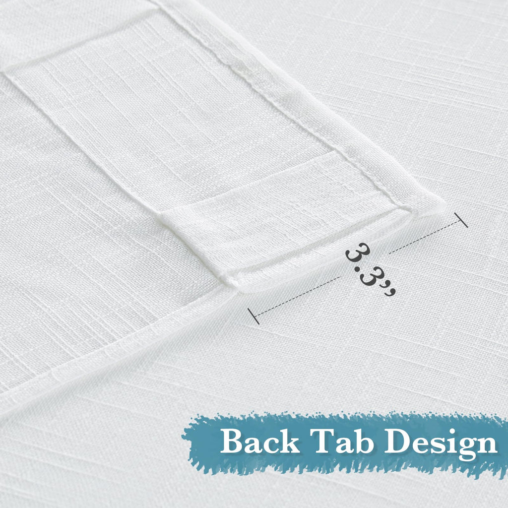 White Sheer Curtains W52 x L95 F3562