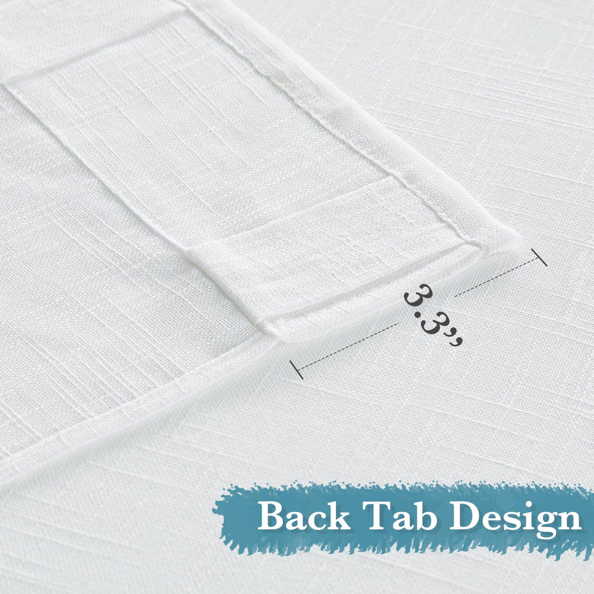 White Sheer Curtains W52 x L95 F3562