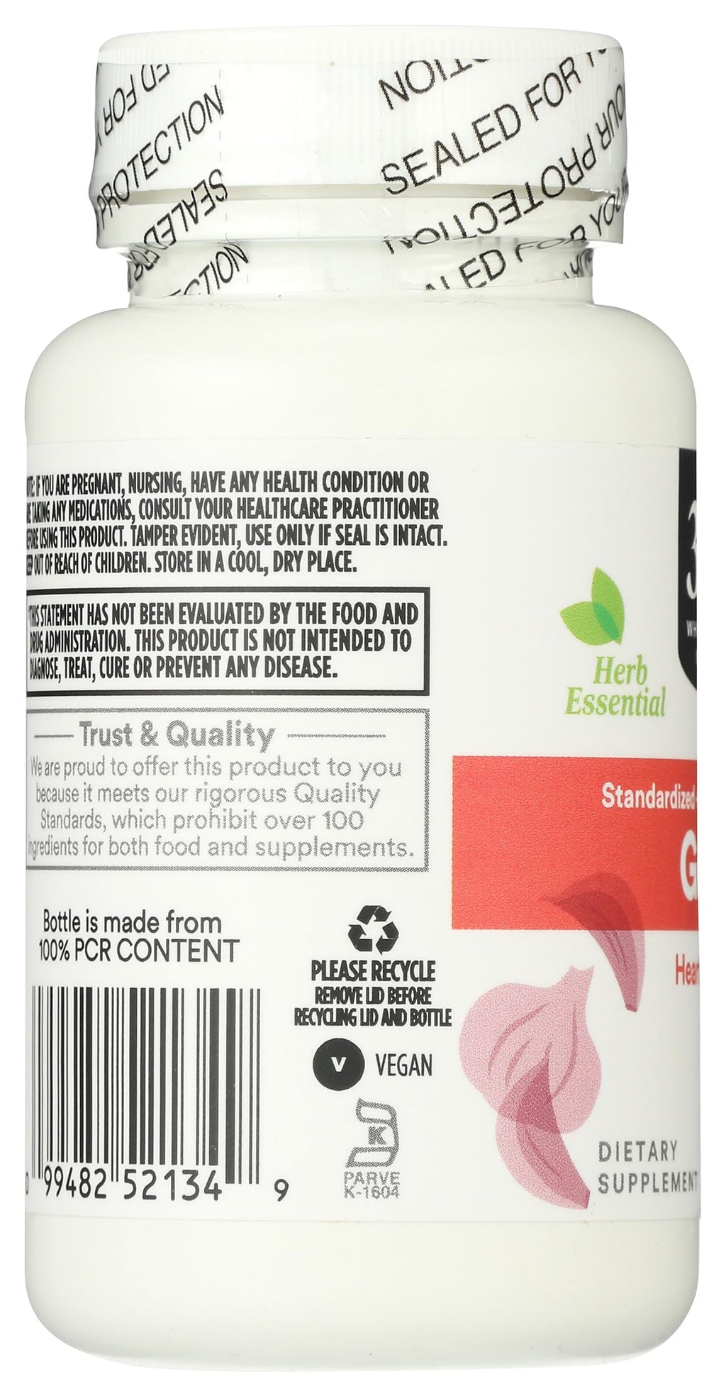 Garlic Vegan Capsules 60 Count L5363