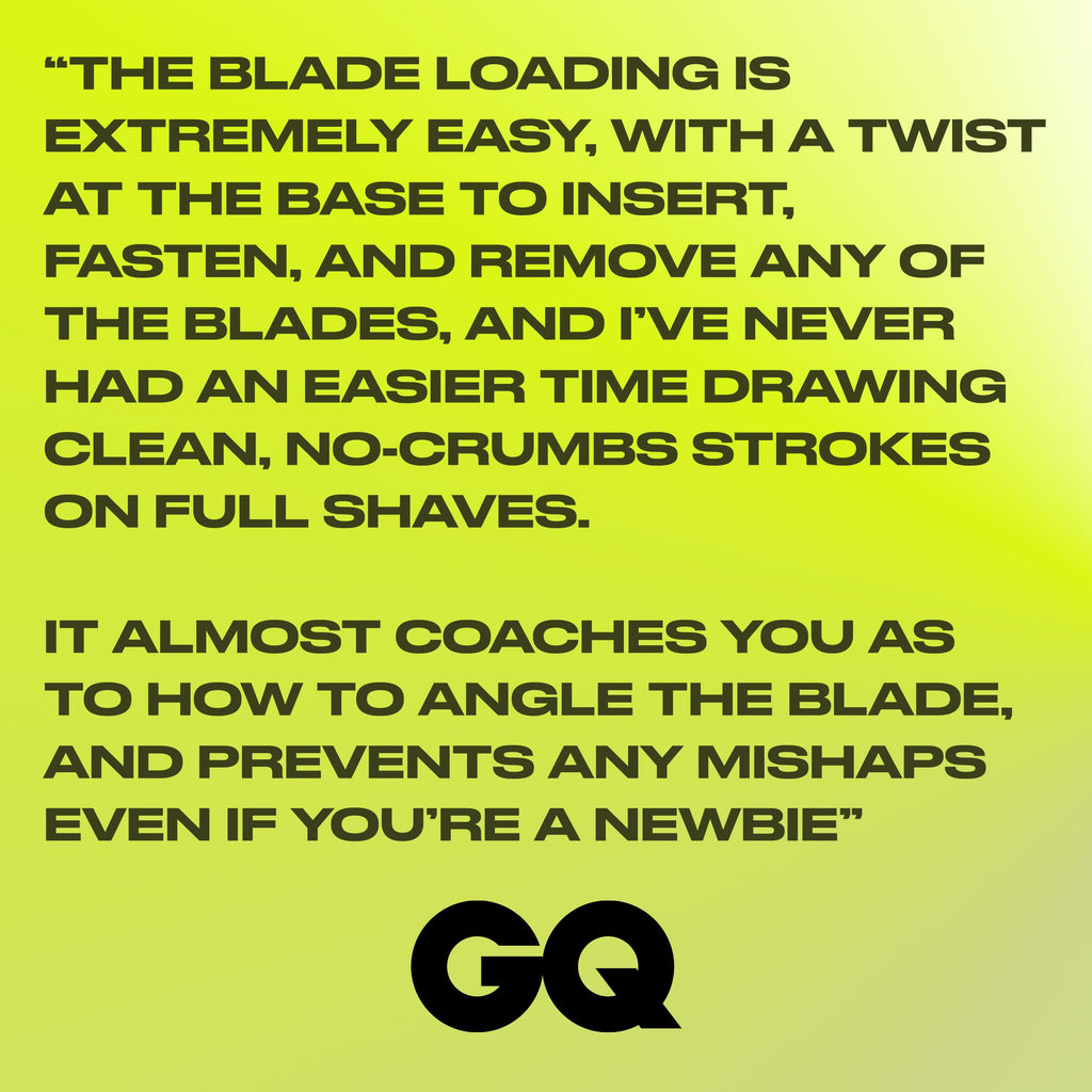 Black All-Metal Single Blade Razor J162