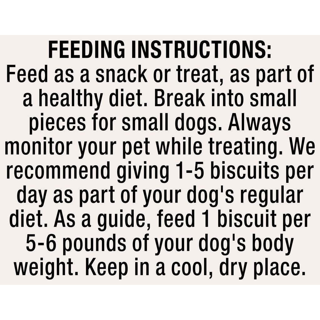 Artificially Flavored Biscuits Small Dog Treats 8 oz Bag Pack of 6 B1450