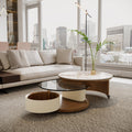 Round Expandable Coffee Table with Hidden Storage R194