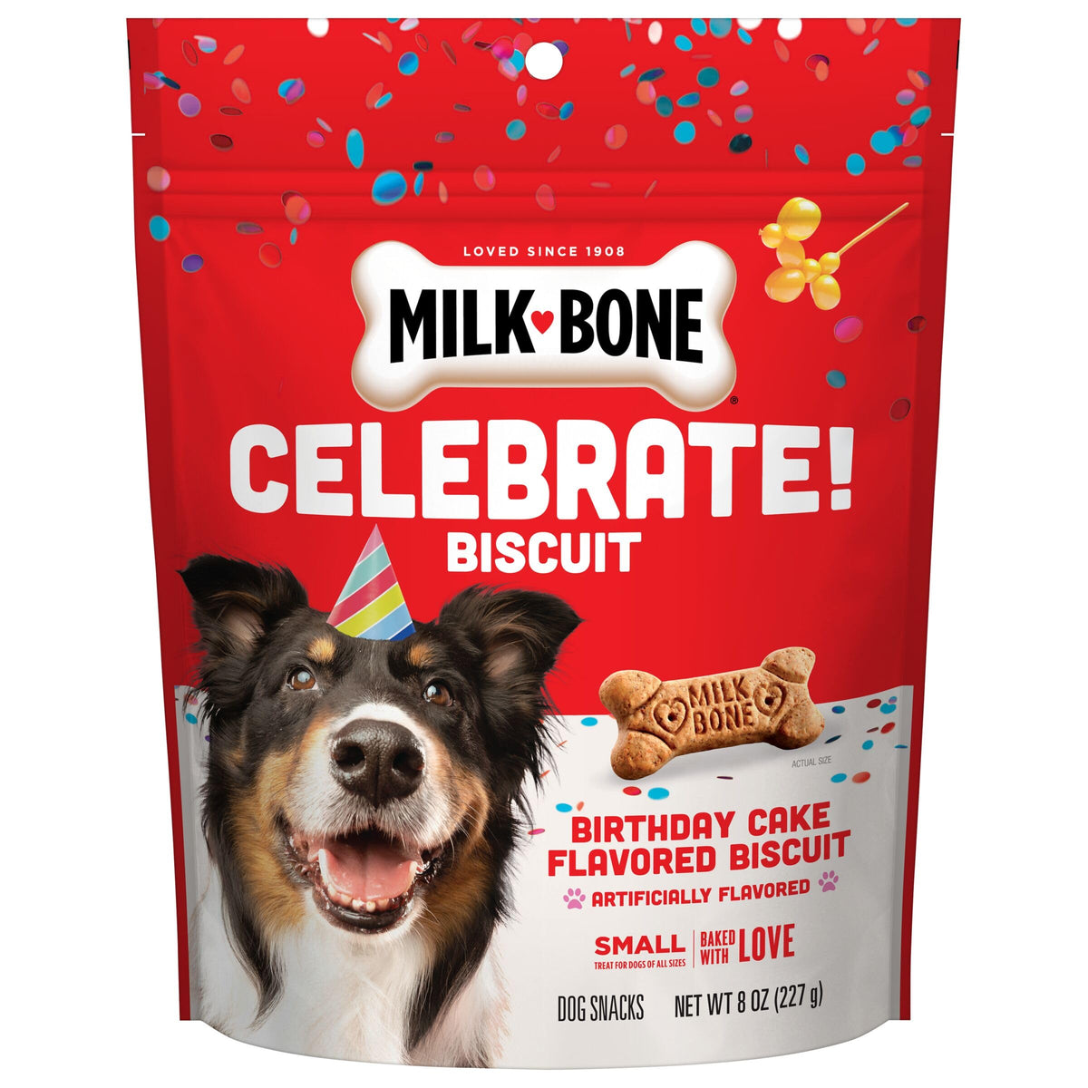 Artificially Flavored Biscuits Small Dog Treats 8 oz Bag Pack of 6 B1450