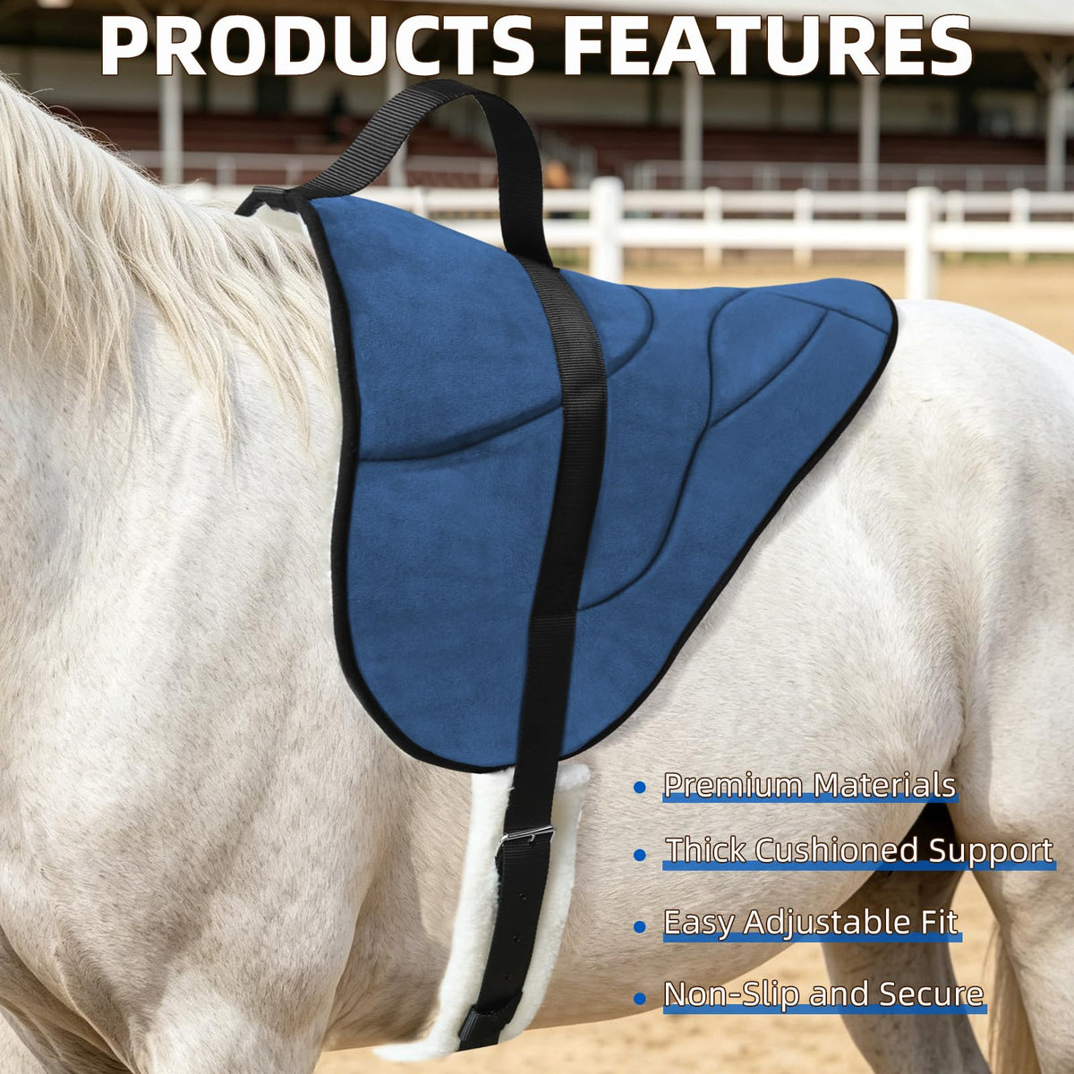 Horse Riding Pad with Adjustable Girth M477