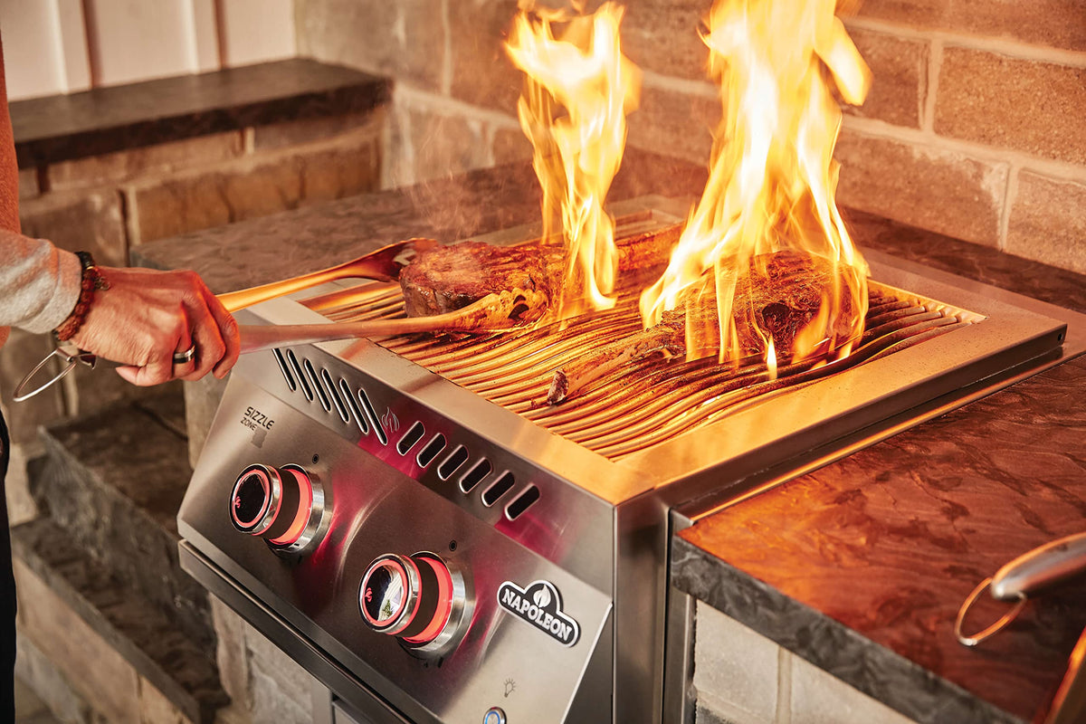 Stainless Steel 18-inch Propane Gas Infrared Drop-In Burner A261