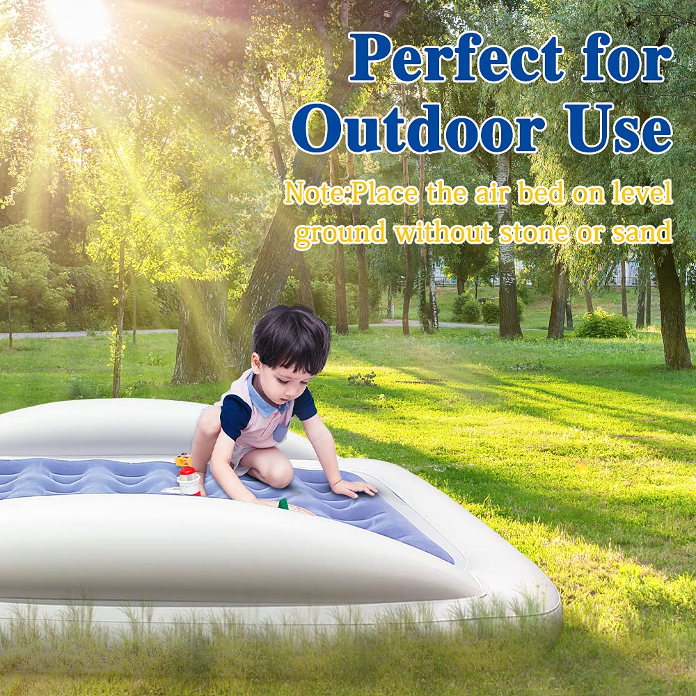 Inflatable Kids Travel Bed Toddler Air Mattress Set E719151