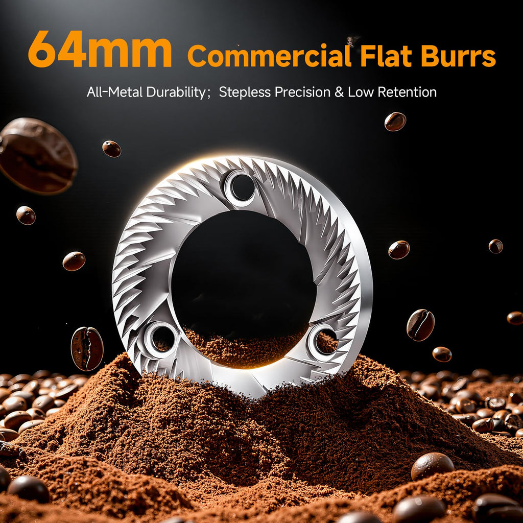 64mm Flat Burr Coffee Grinder K5975