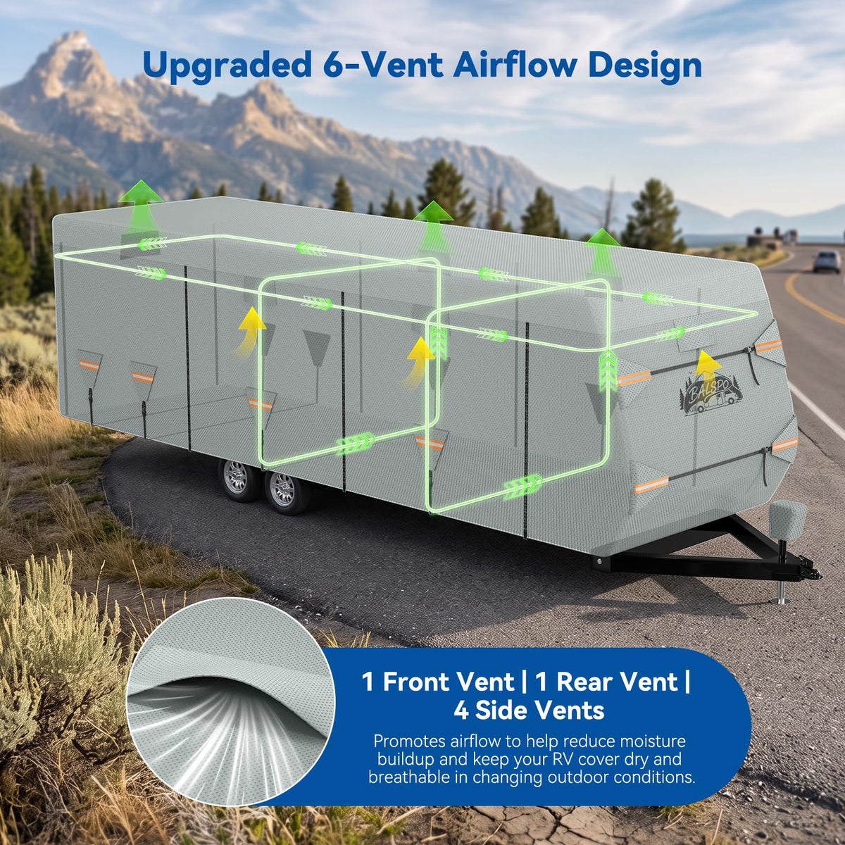 Heavy Duty Waterproof RV Cover 14-16ft R603