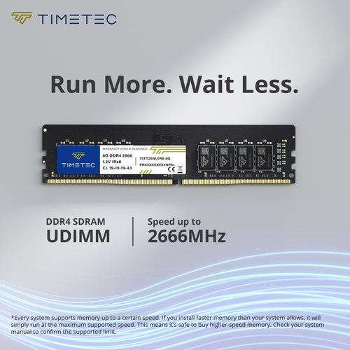 16GB Kit DDR4 2666MHz Desktop RAM 288-Pin Non-ECC UDIMM P496