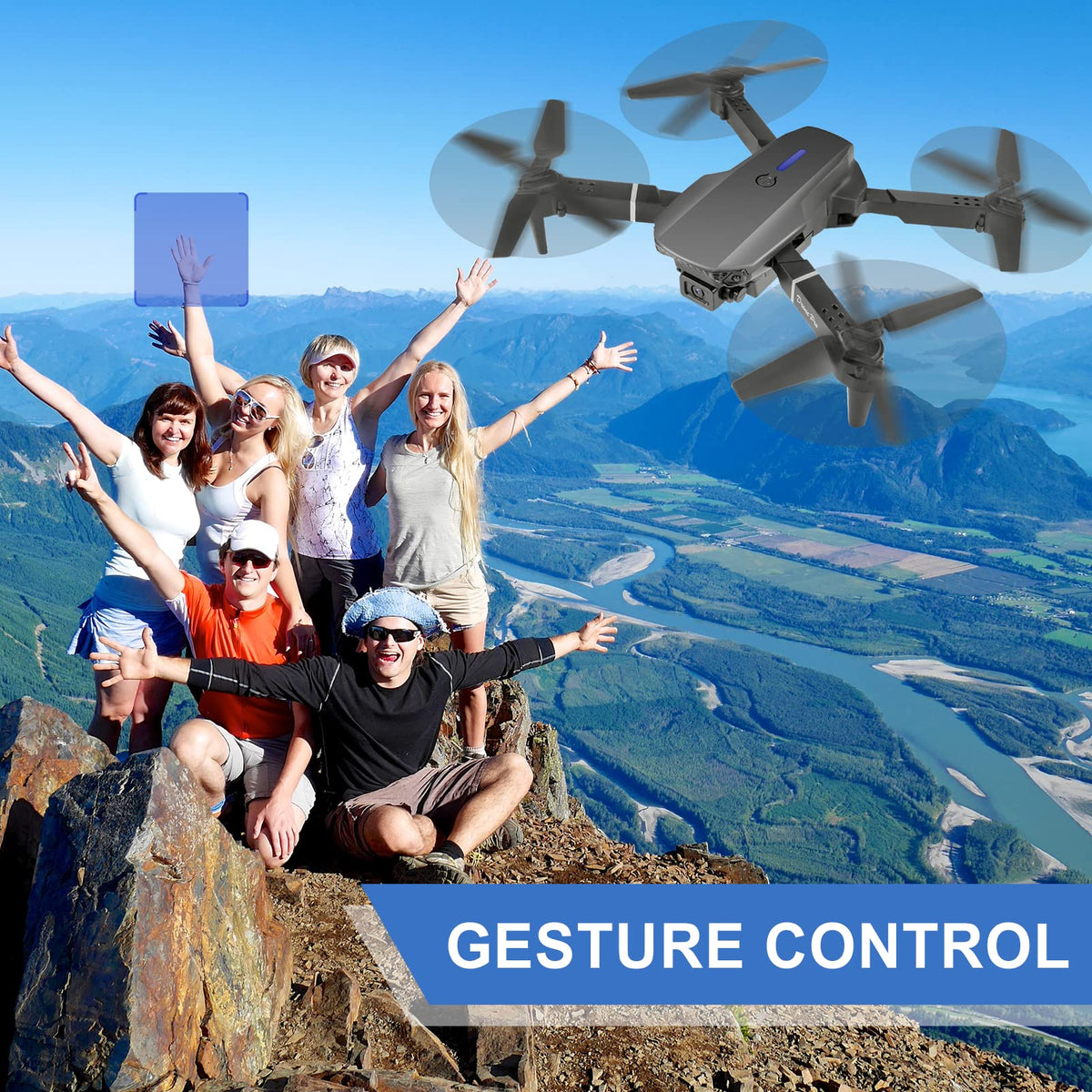 Foldable RC Quadcopter with 4K Dual Cameras X942