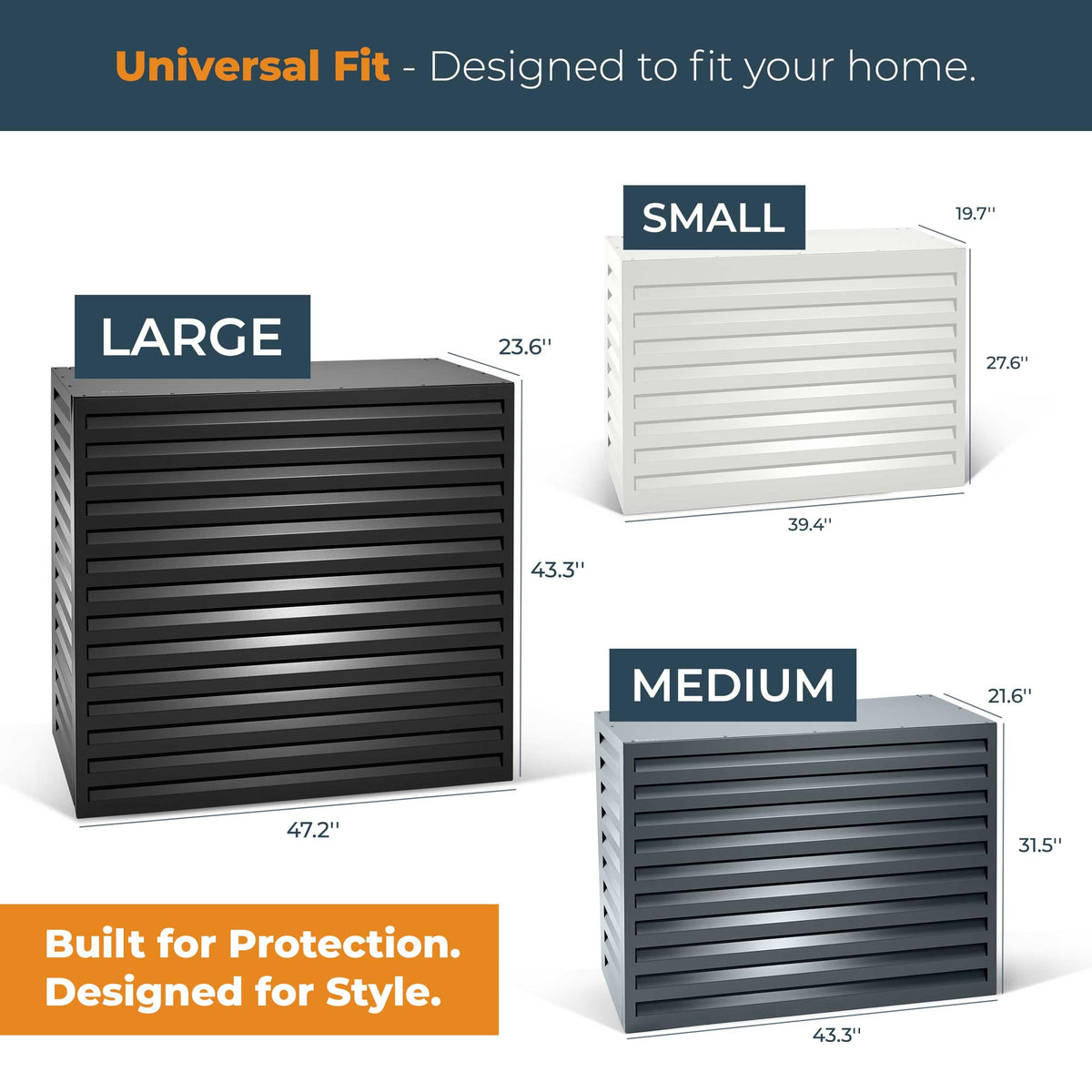 Aluminium Mini Split AC Cover H99074