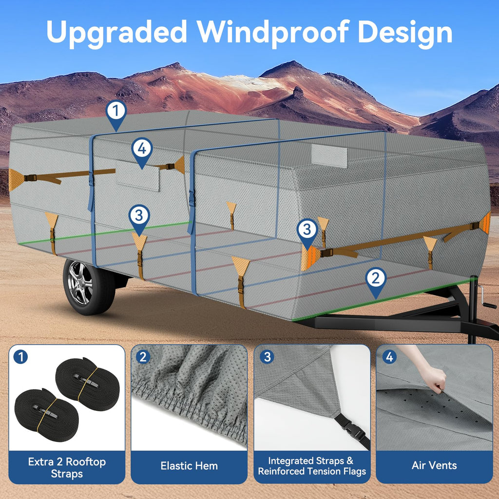 Non-Woven Pop Up Camper Folding Cover 14'-16' W624906