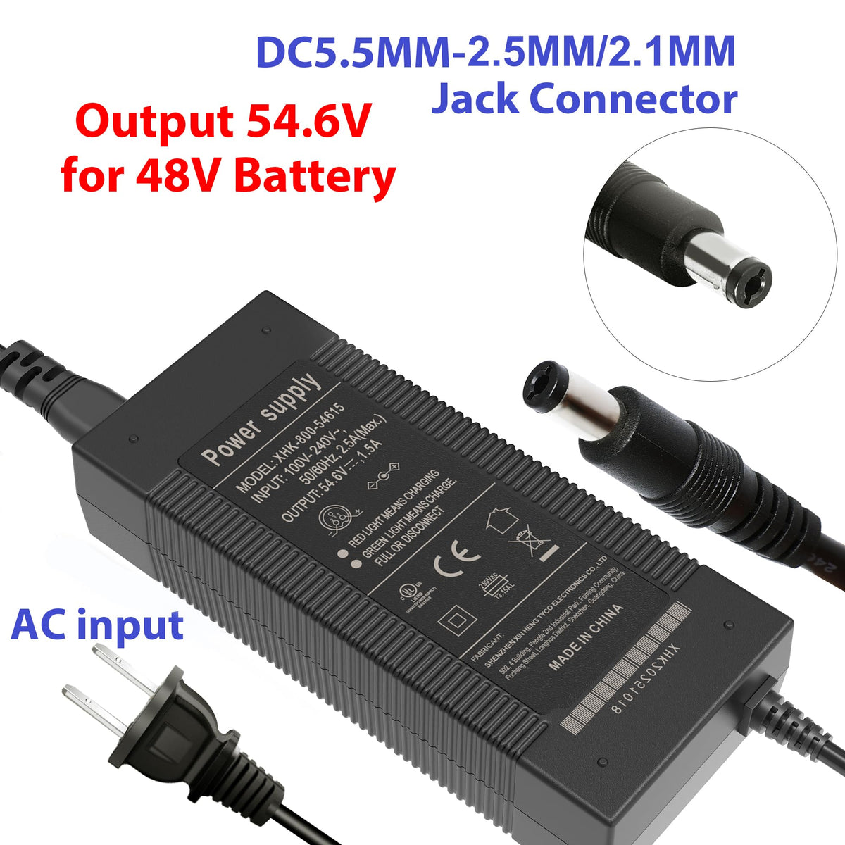 54.6V Lithium Battery Charger K99996