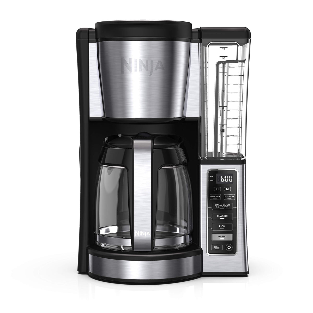12 Cup Glass Carafe Stainless Steel Coffee Maker I871693