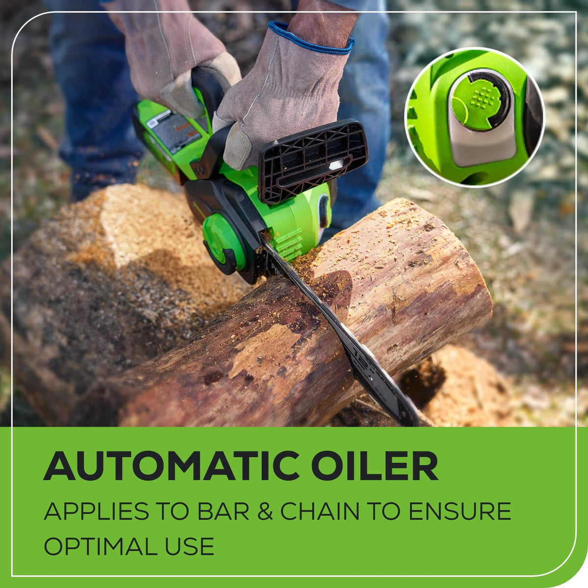 24V 12 in Cordless Electric Chainsaw C285