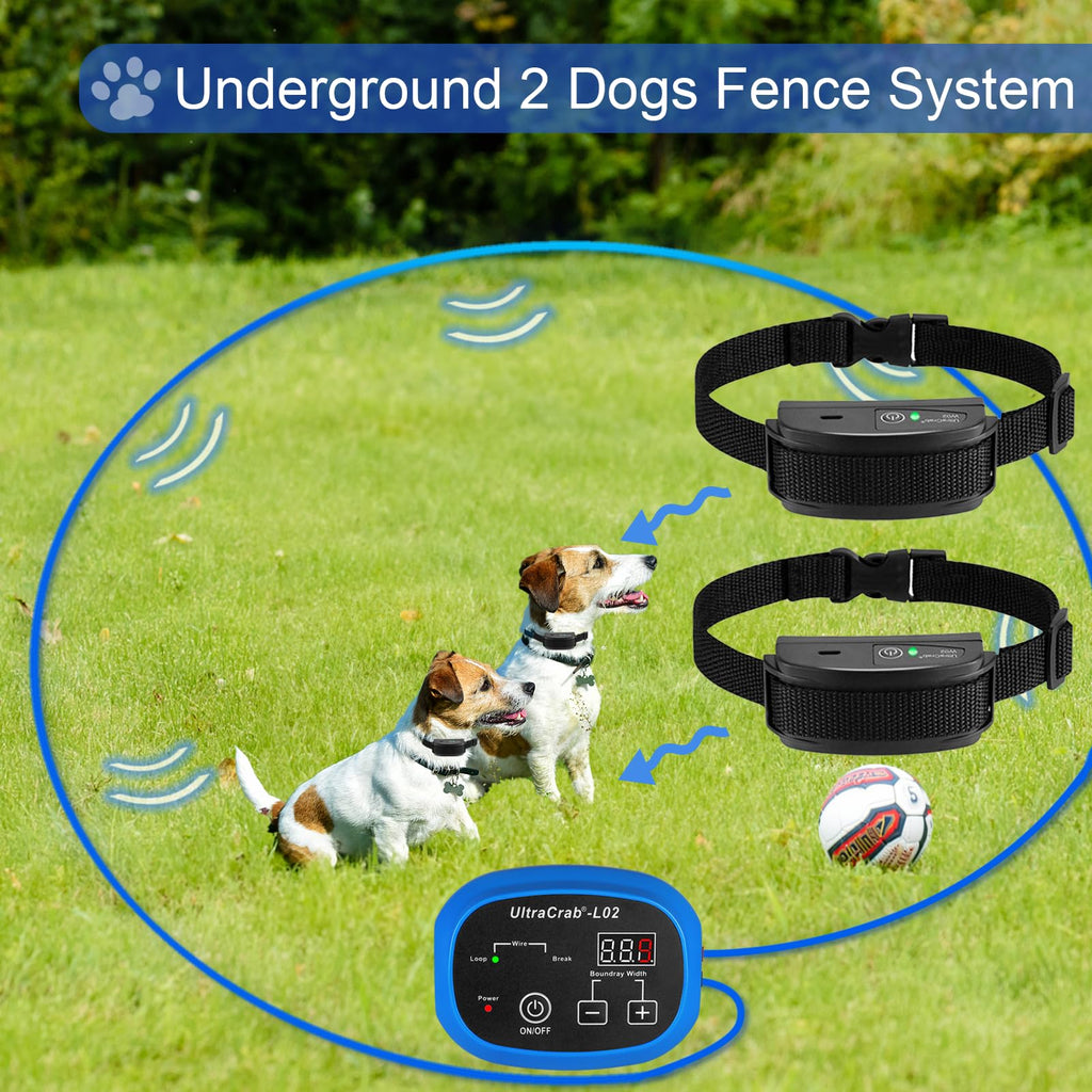 In-Ground Electric Dog Fence System for 2 Dogs G62574