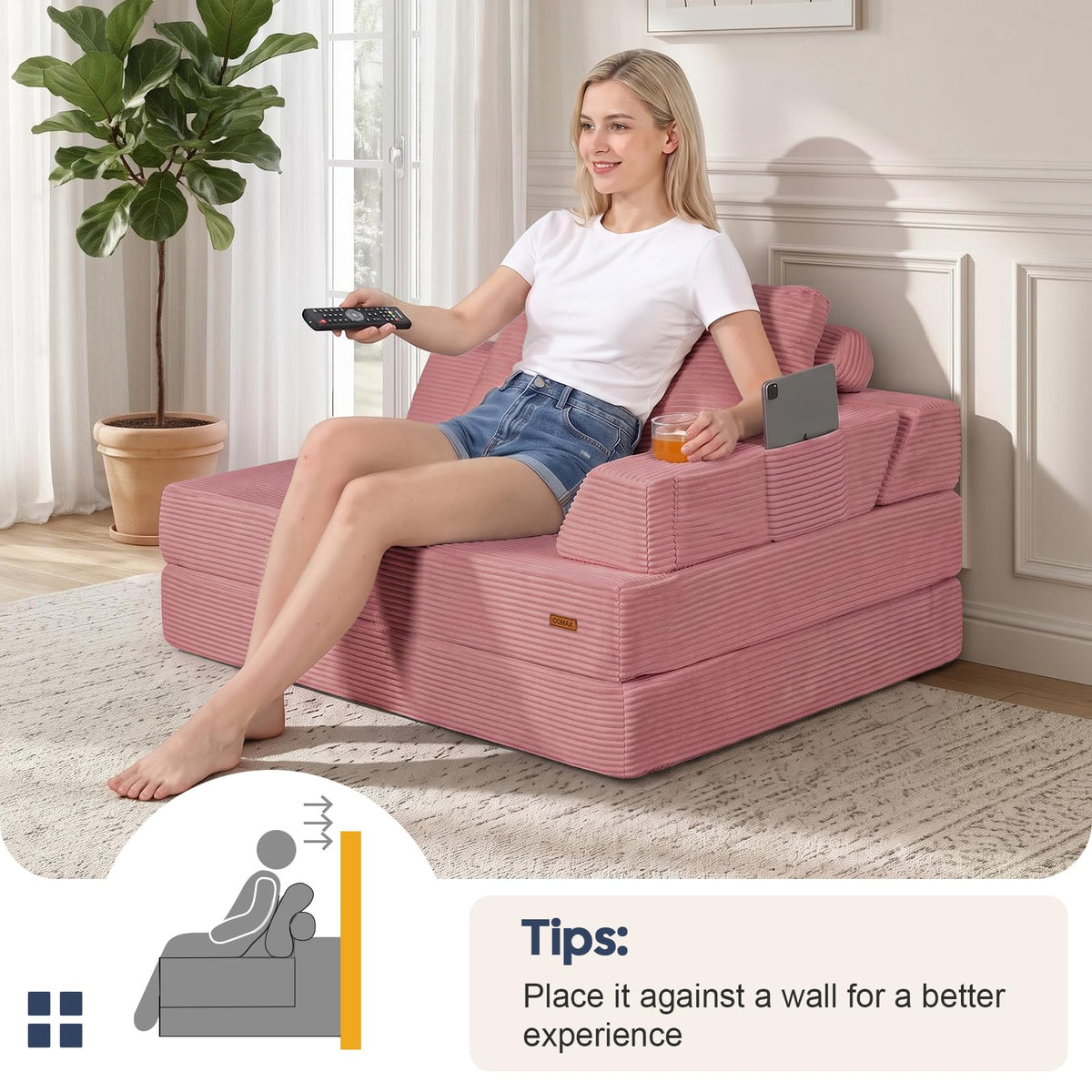 Folding Sofa Bed Chair F7491